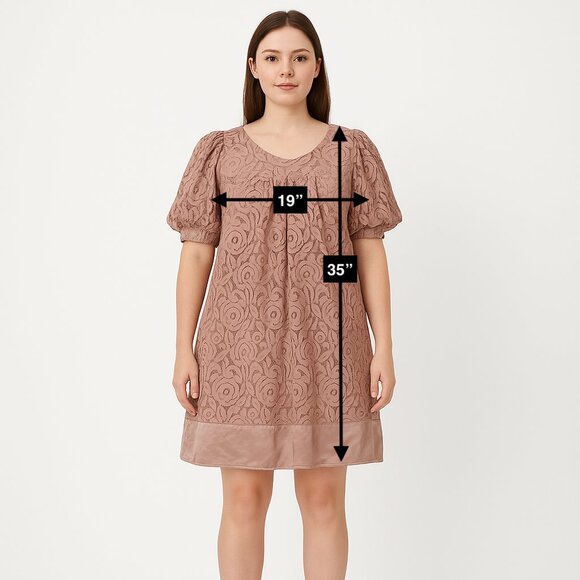 Adrianna Papel Lace Dress Size 8 - Picture 2 of 9